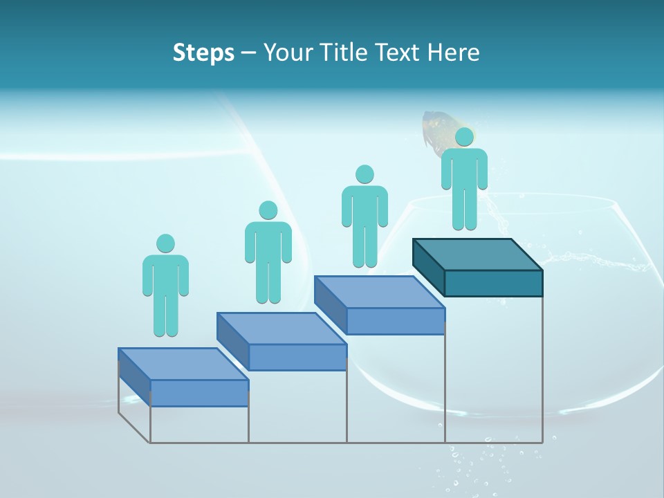 Goldfish Leap Of Faith Risk PowerPoint Template