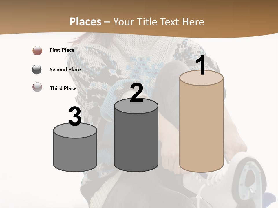 Appearance Casual Skates PowerPoint Template