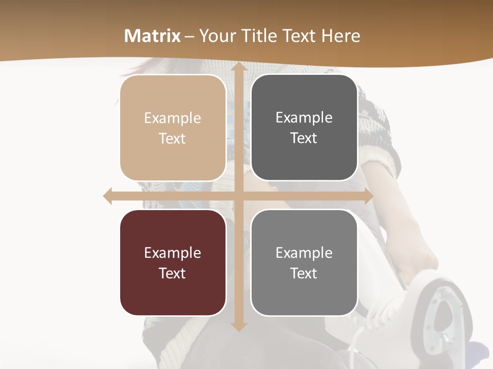 Appearance Casual Skates PowerPoint Template