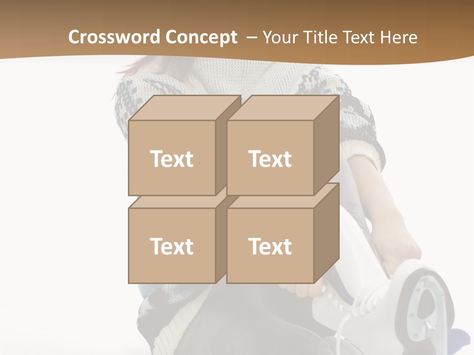 Appearance Casual Skates PowerPoint Template