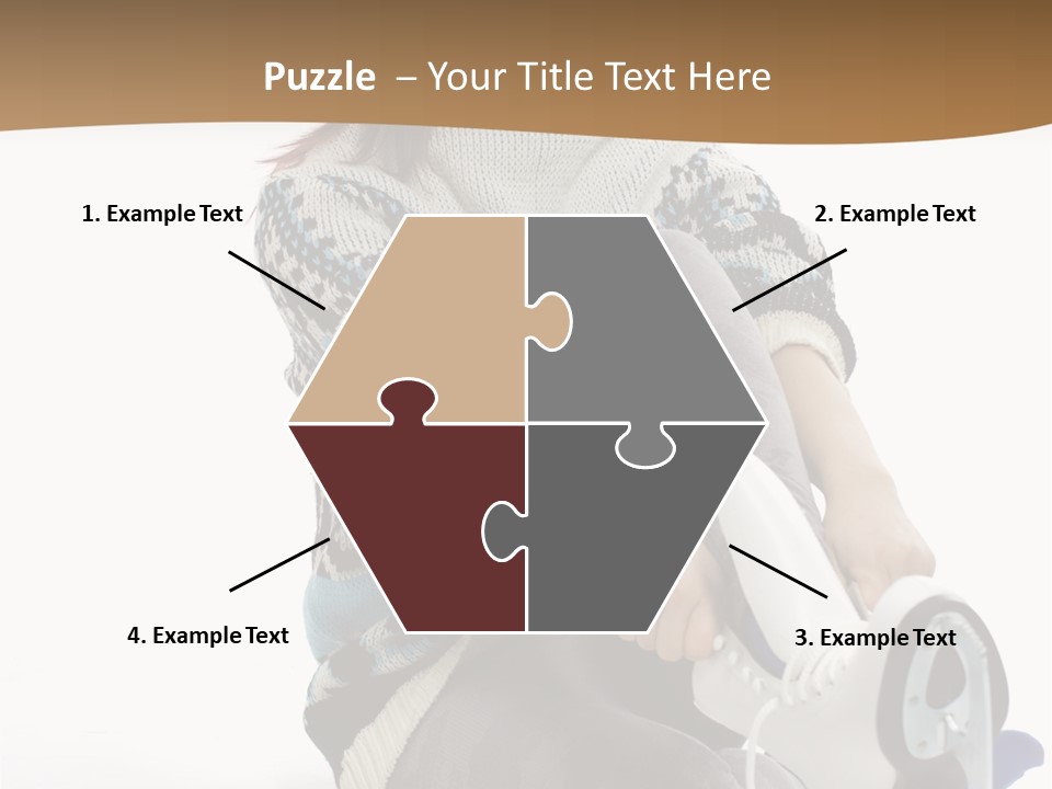 Appearance Casual Skates PowerPoint Template