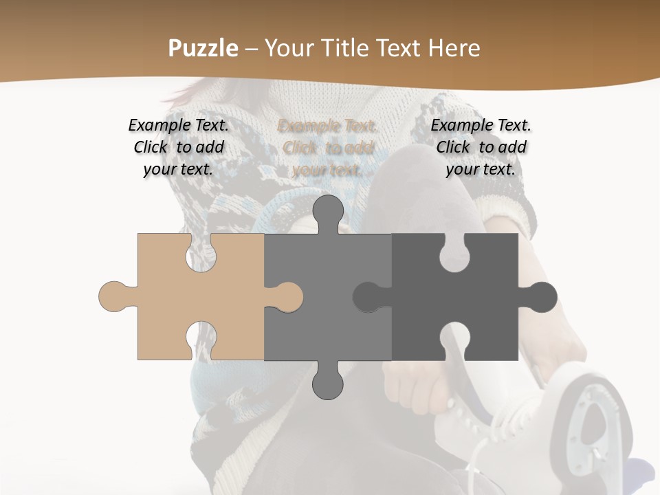 Appearance Casual Skates PowerPoint Template