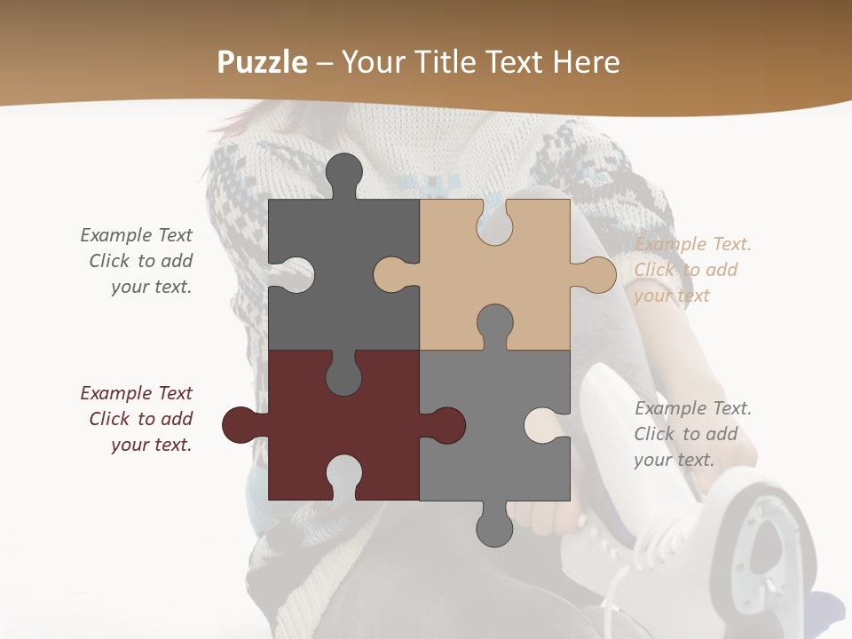 Appearance Casual Skates PowerPoint Template