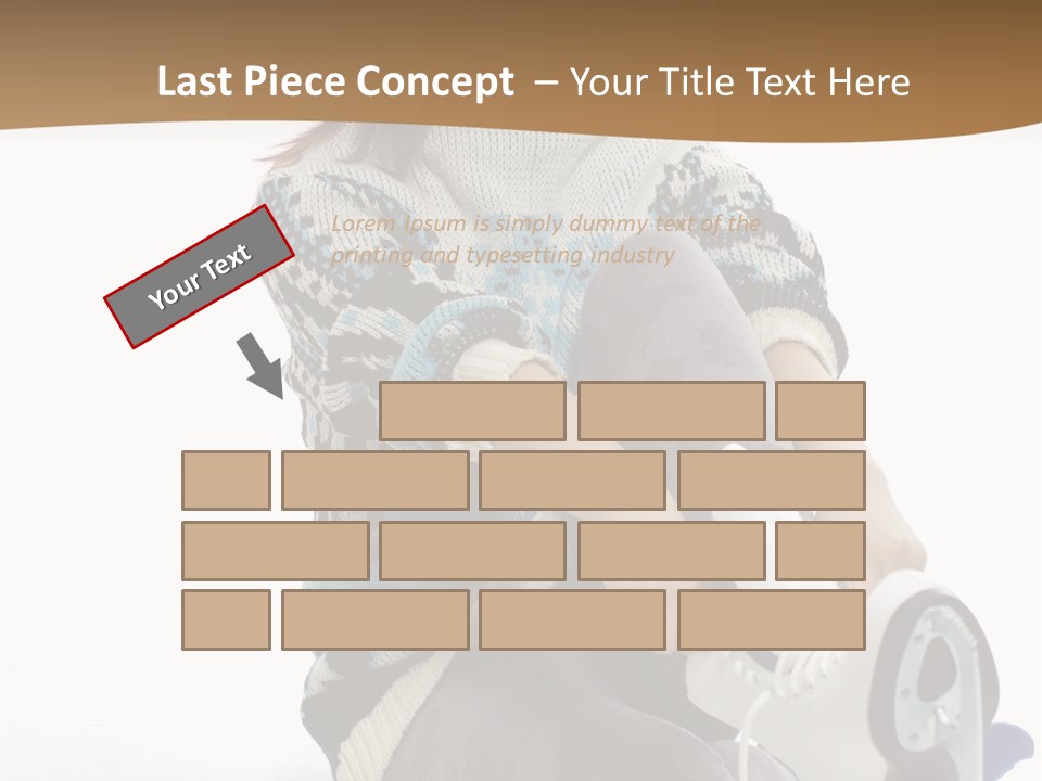 Appearance Casual Skates PowerPoint Template