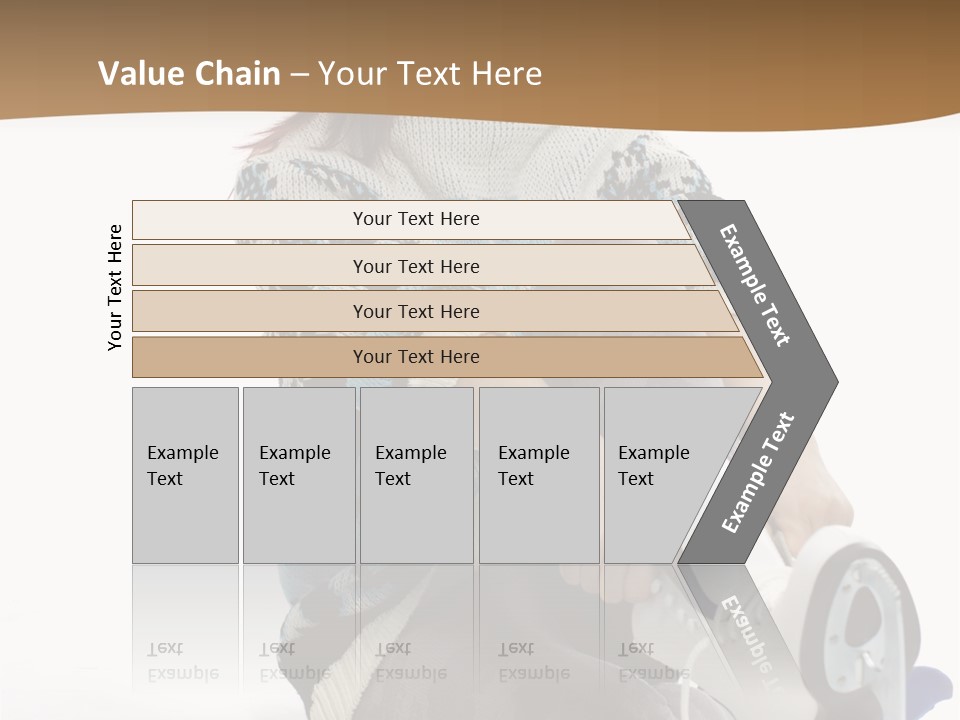 Appearance Casual Skates PowerPoint Template
