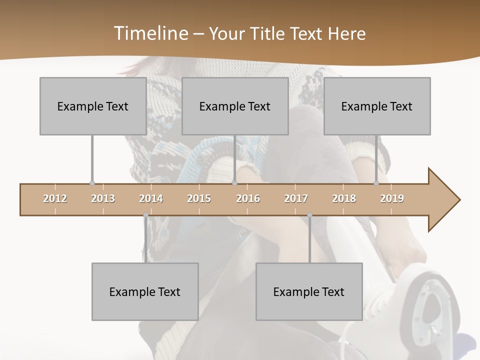 Appearance Casual Skates PowerPoint Template