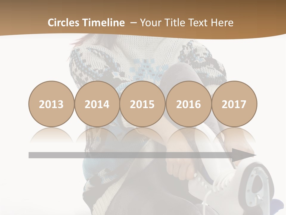 Appearance Casual Skates PowerPoint Template