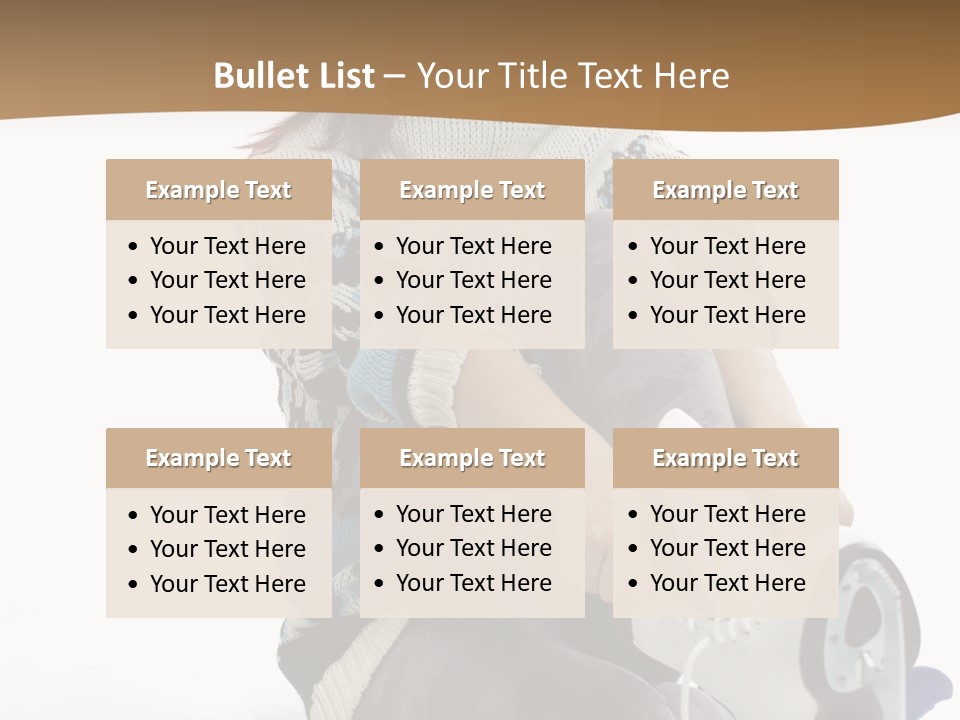 Appearance Casual Skates PowerPoint Template