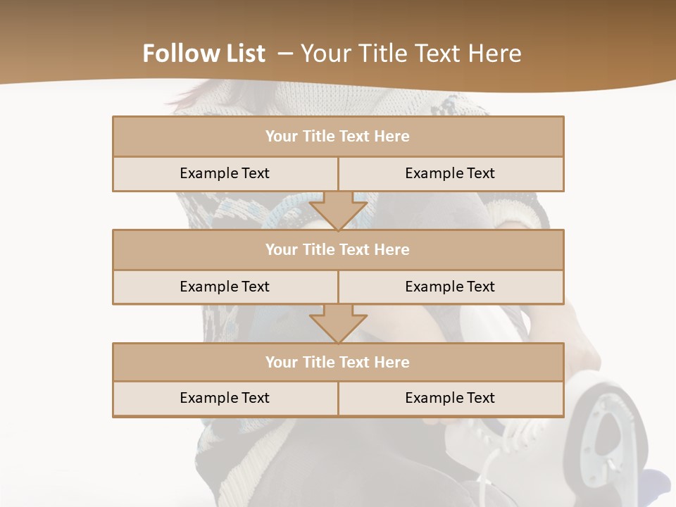 Appearance Casual Skates PowerPoint Template