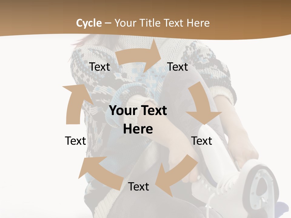 Appearance Casual Skates PowerPoint Template