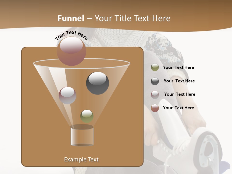 Appearance Casual Skates PowerPoint Template