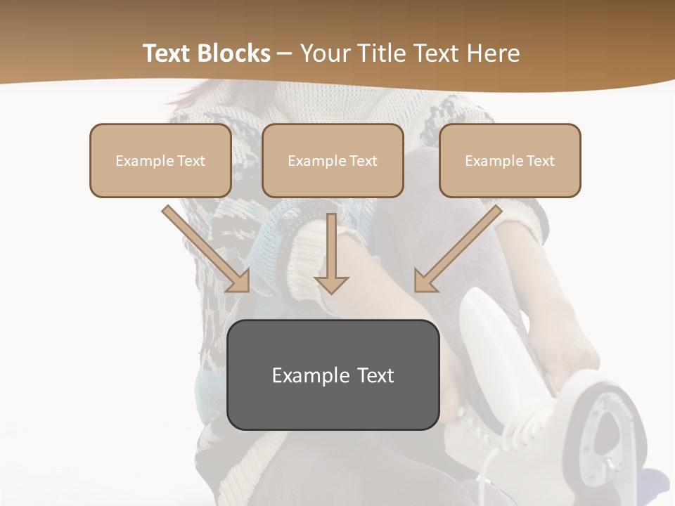 Appearance Casual Skates PowerPoint Template