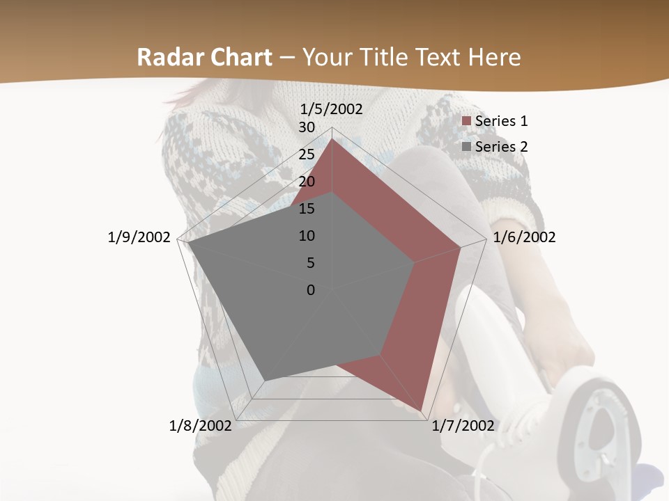 Appearance Casual Skates PowerPoint Template