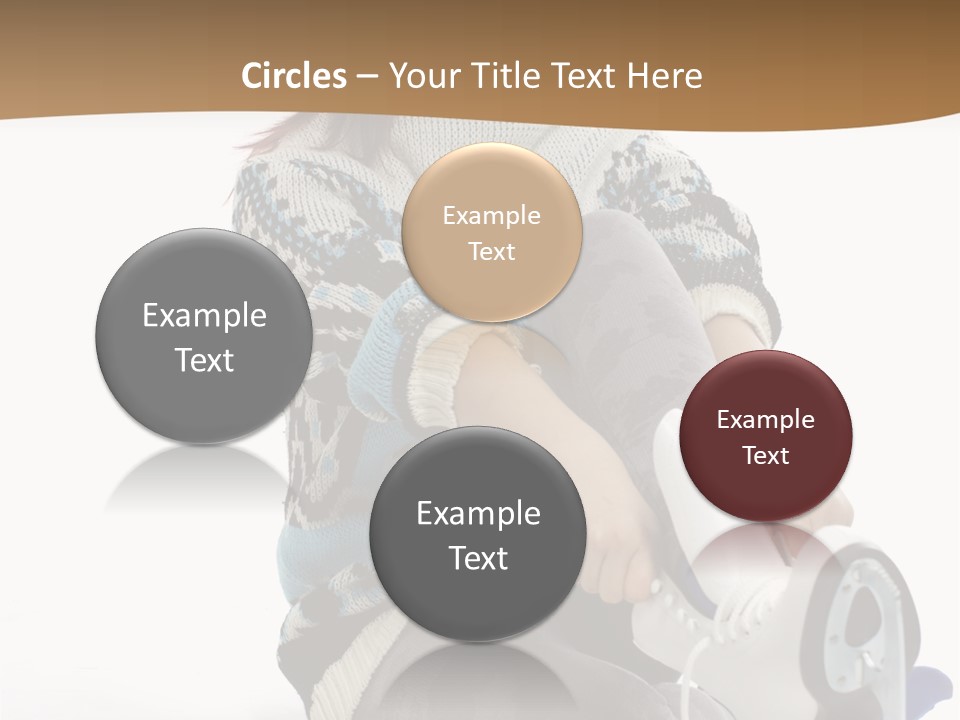 Appearance Casual Skates PowerPoint Template