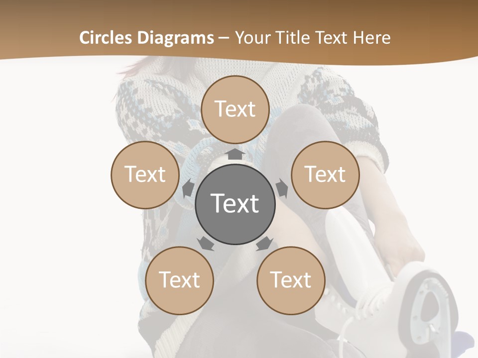 Appearance Casual Skates PowerPoint Template