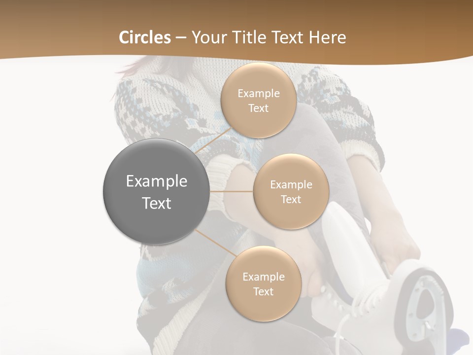 Appearance Casual Skates PowerPoint Template