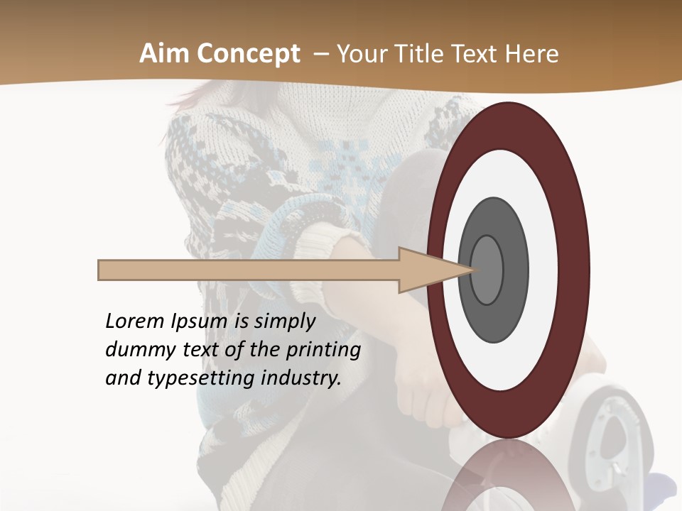 Appearance Casual Skates PowerPoint Template