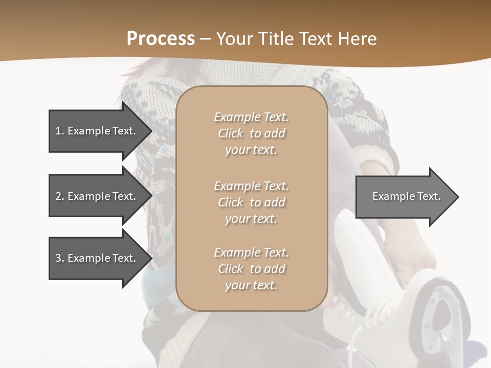 Appearance Casual Skates PowerPoint Template