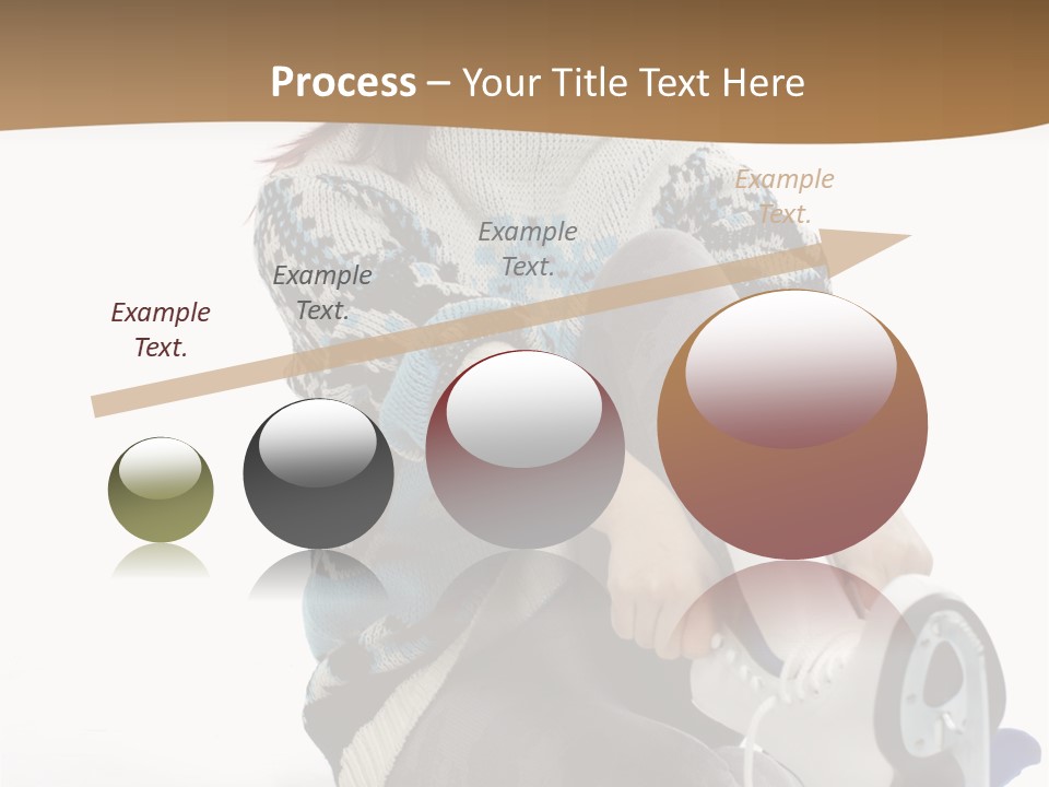 Appearance Casual Skates PowerPoint Template