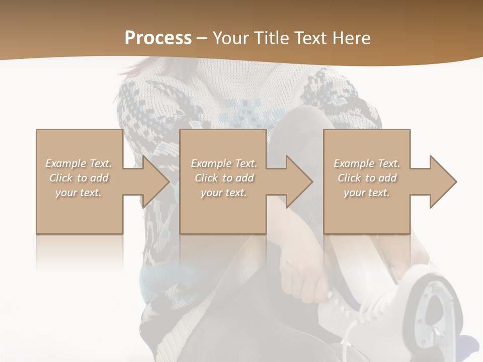 Appearance Casual Skates PowerPoint Template