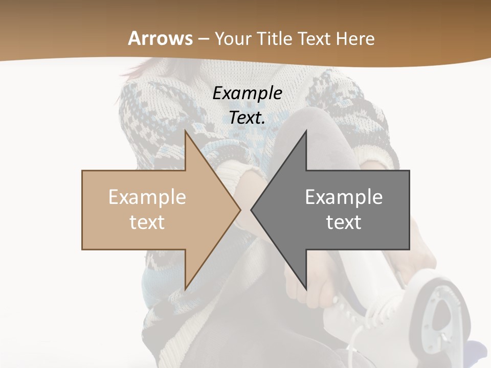 Appearance Casual Skates PowerPoint Template
