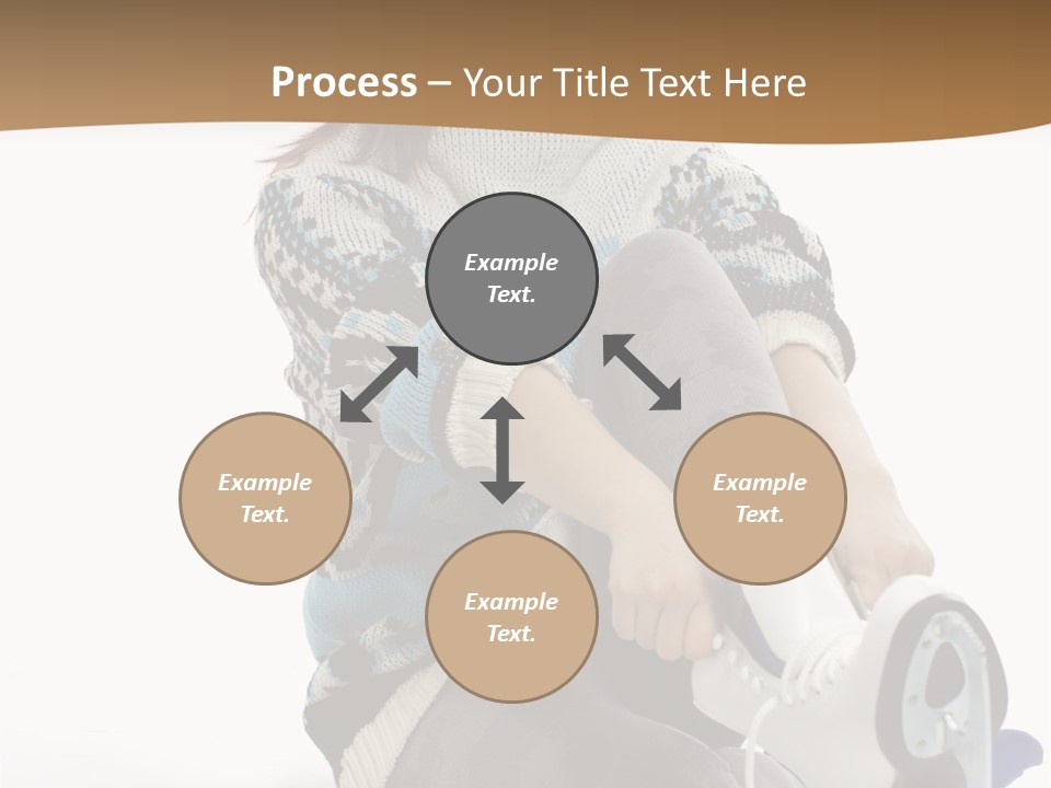 Appearance Casual Skates PowerPoint Template