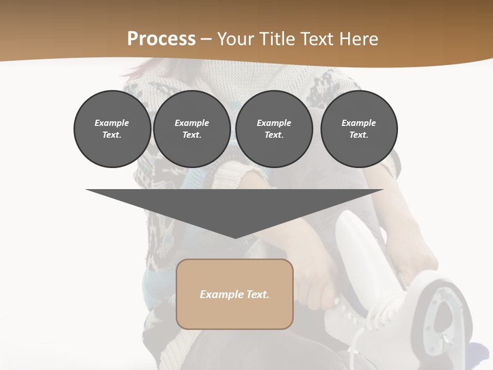 Appearance Casual Skates PowerPoint Template