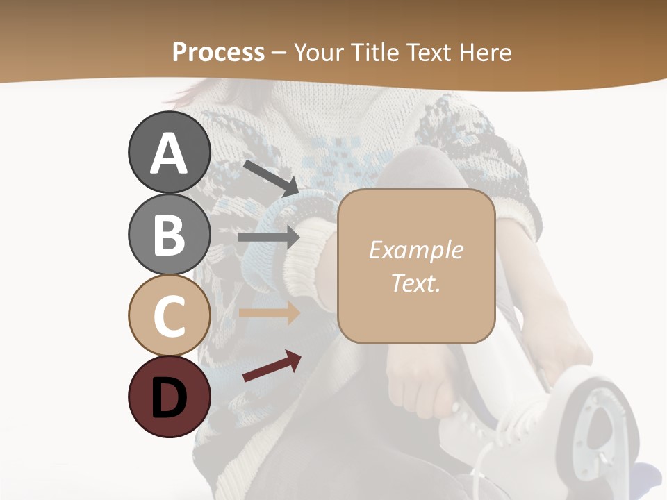 Appearance Casual Skates PowerPoint Template