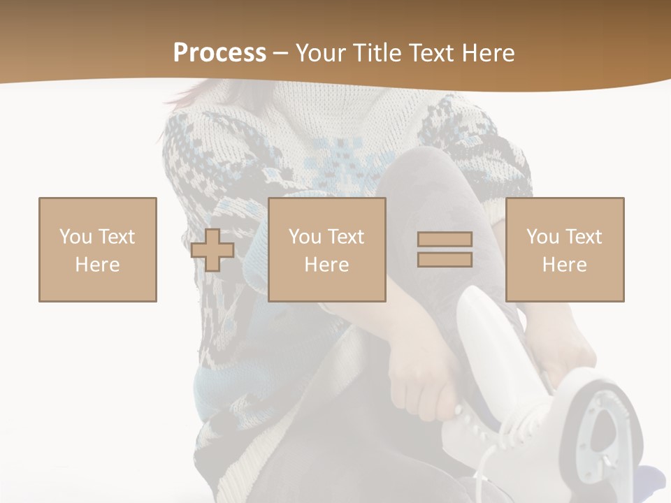 Appearance Casual Skates PowerPoint Template