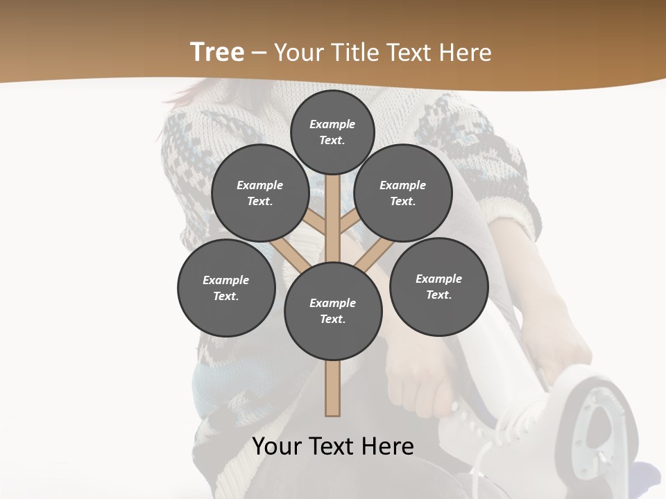 Appearance Casual Skates PowerPoint Template