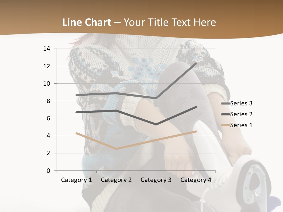 Appearance Casual Skates PowerPoint Template