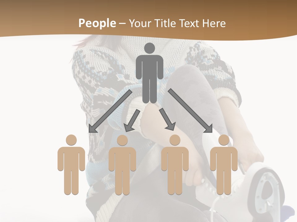 Appearance Casual Skates PowerPoint Template