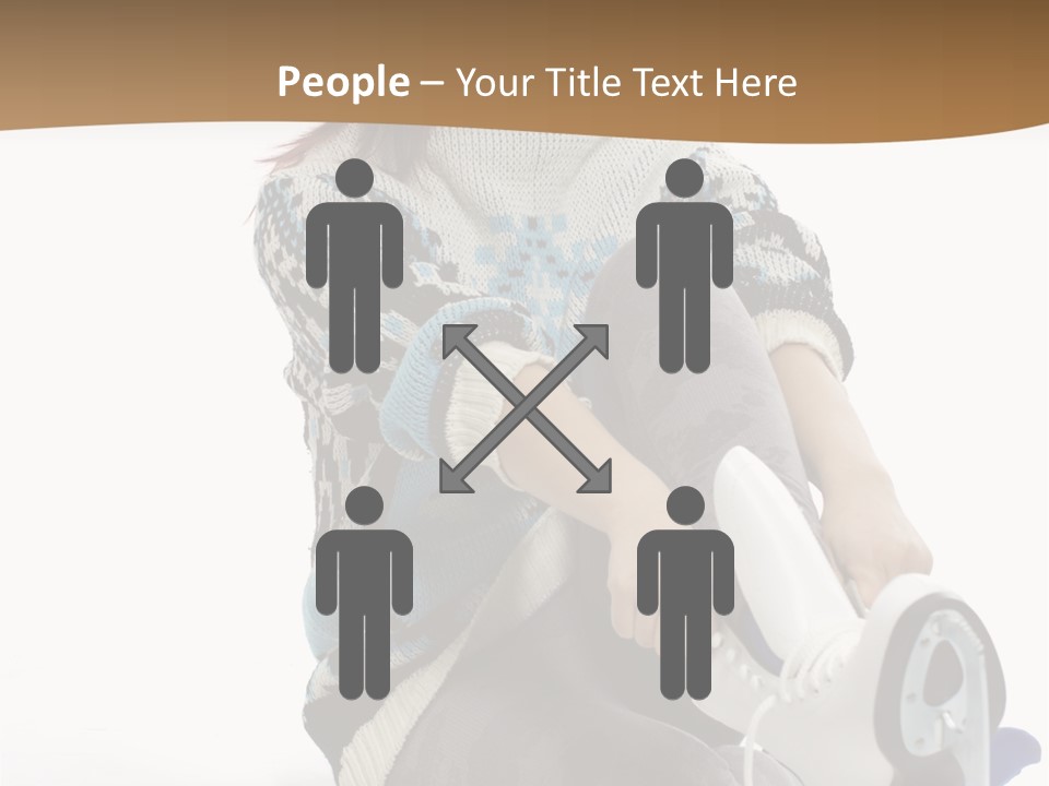 Appearance Casual Skates PowerPoint Template