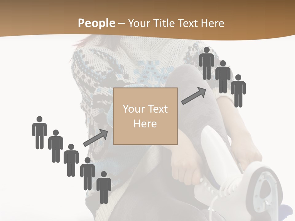 Appearance Casual Skates PowerPoint Template