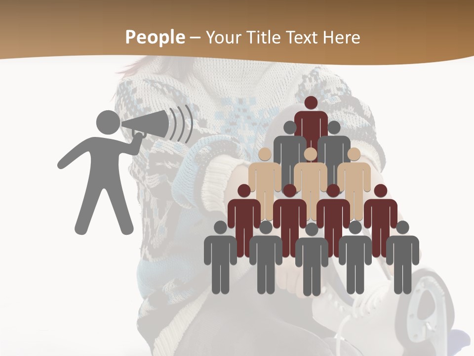 Appearance Casual Skates PowerPoint Template