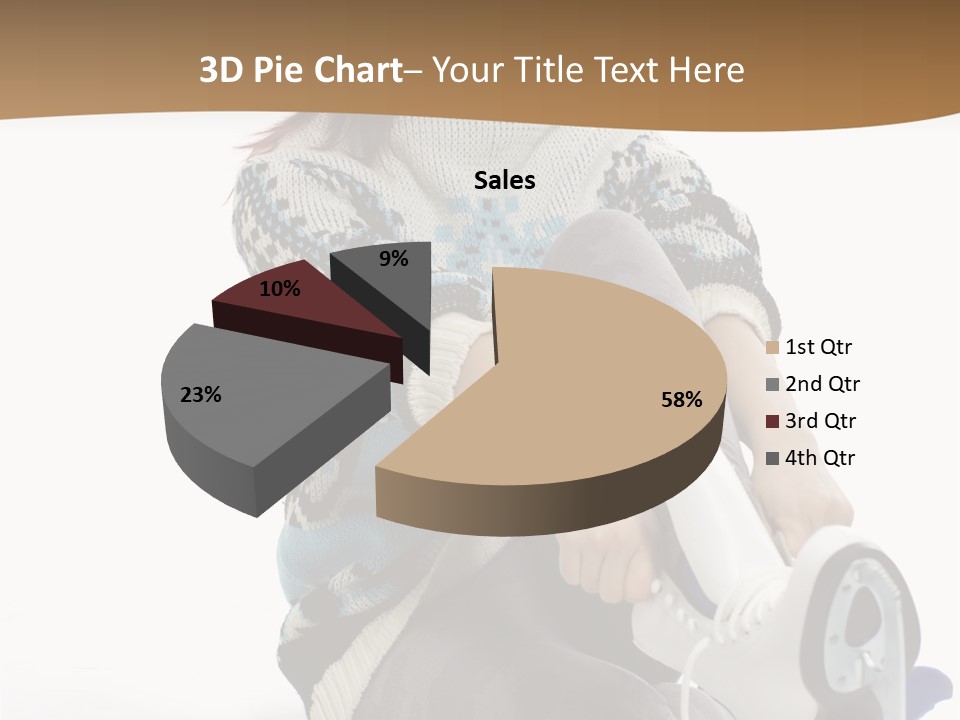 Appearance Casual Skates PowerPoint Template