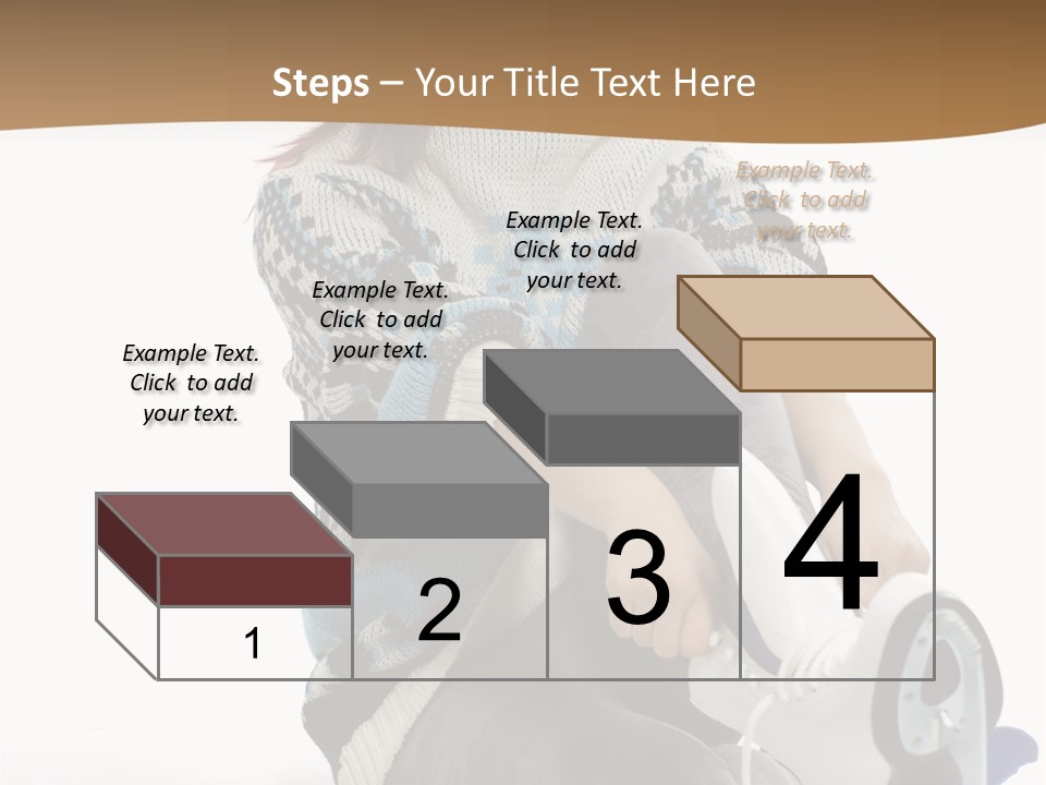 Appearance Casual Skates PowerPoint Template