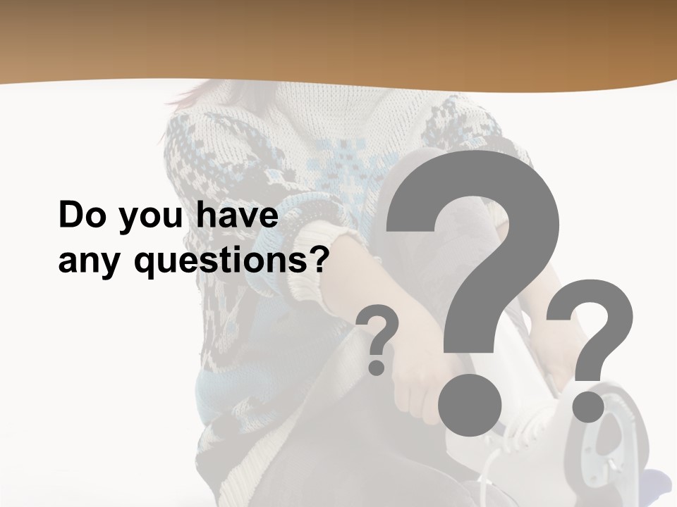 Appearance Casual Skates PowerPoint Template