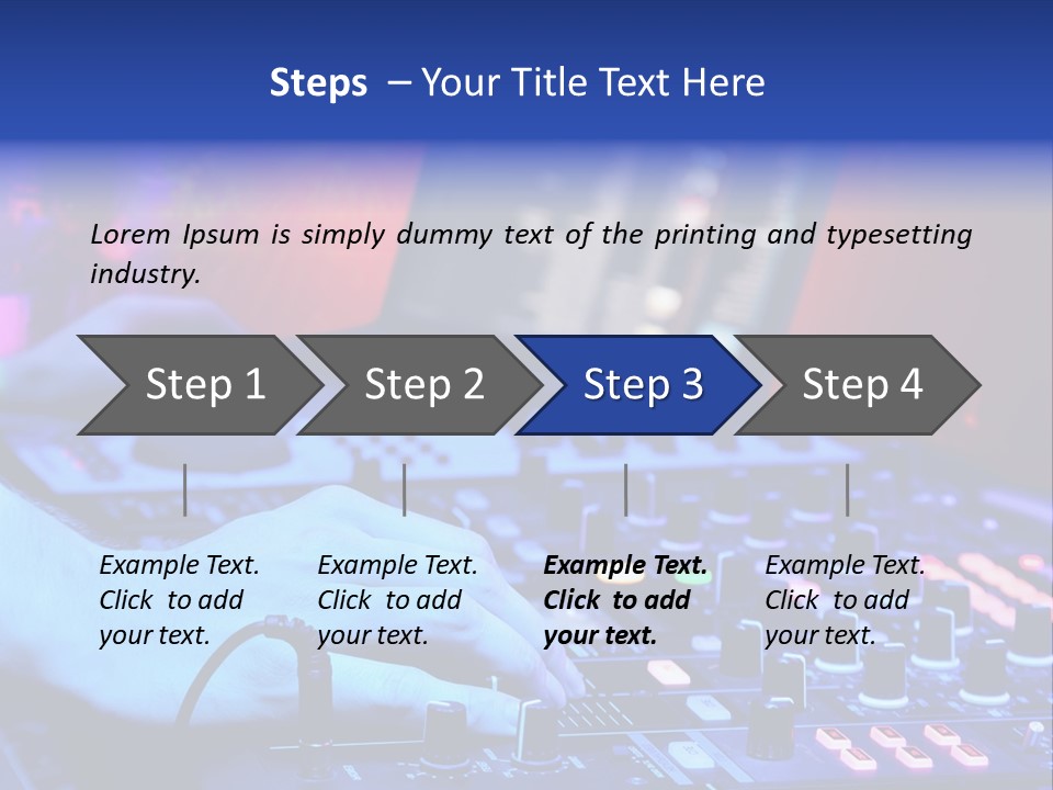 Volume Dancer Dance PowerPoint Template