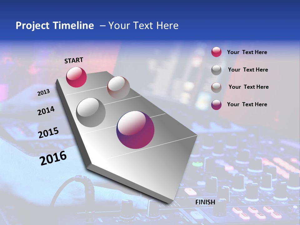 Volume Dancer Dance PowerPoint Template