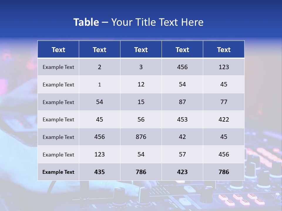 Volume Dancer Dance PowerPoint Template