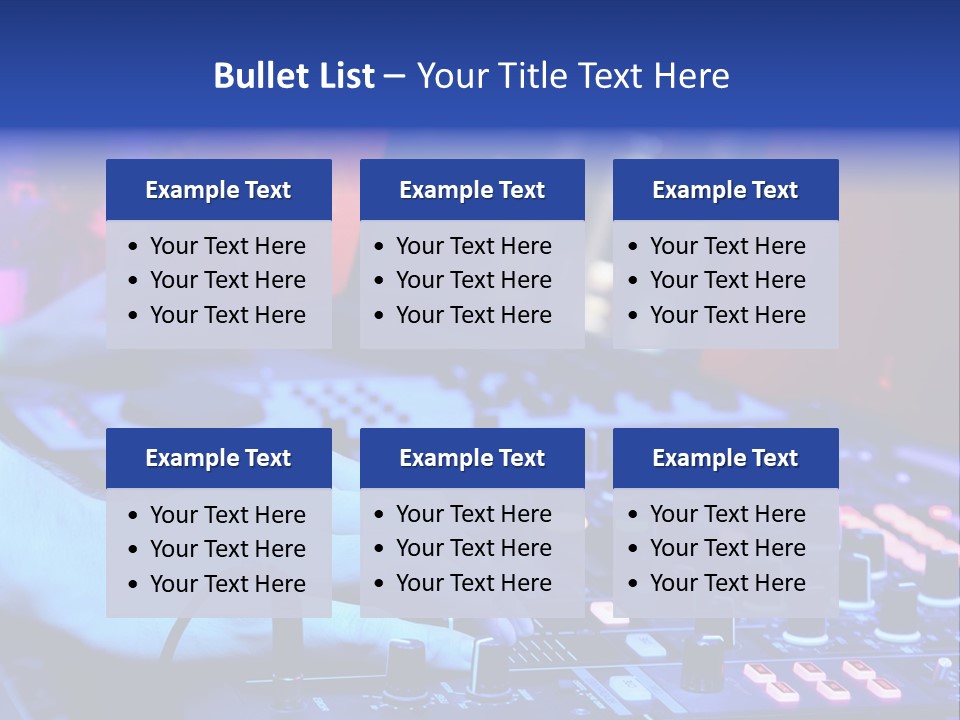 Volume Dancer Dance PowerPoint Template