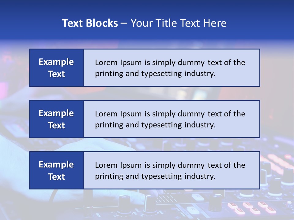 Volume Dancer Dance PowerPoint Template