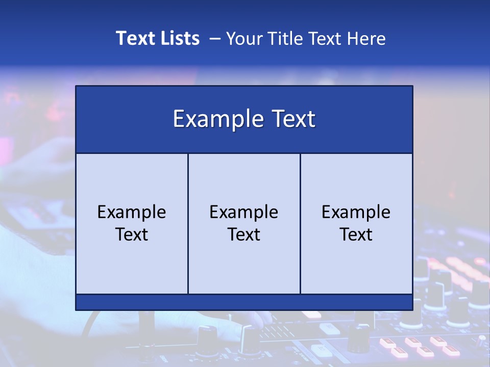 Volume Dancer Dance PowerPoint Template