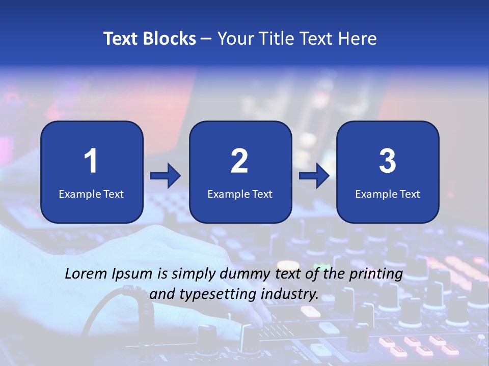 Volume Dancer Dance PowerPoint Template