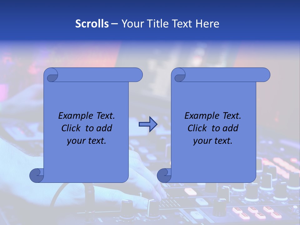 Volume Dancer Dance PowerPoint Template