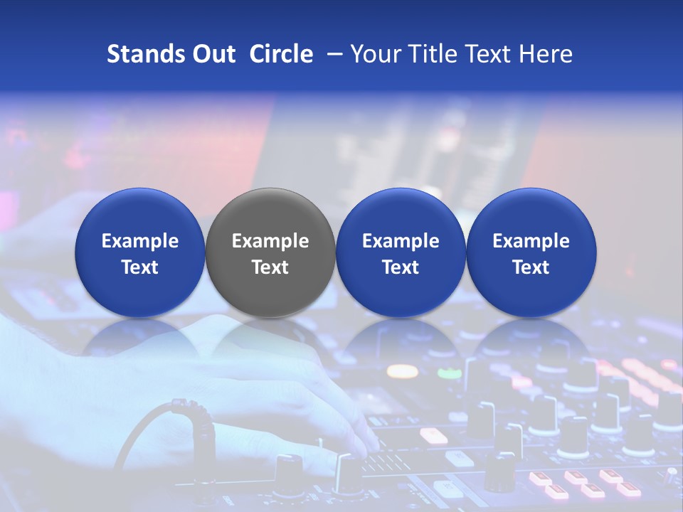 Volume Dancer Dance PowerPoint Template