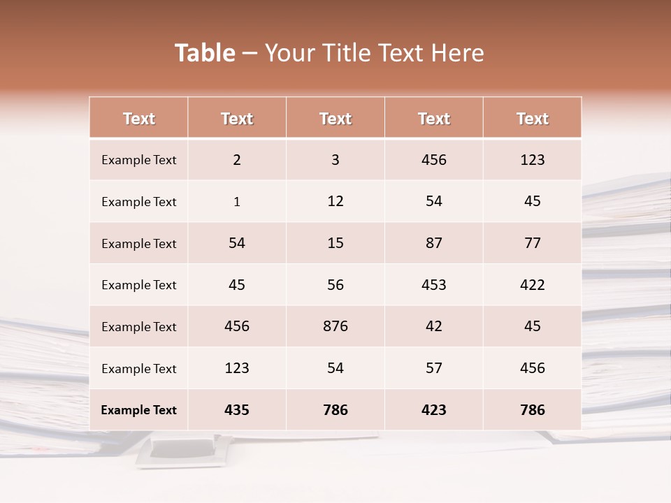 Youth  Document PowerPoint Template