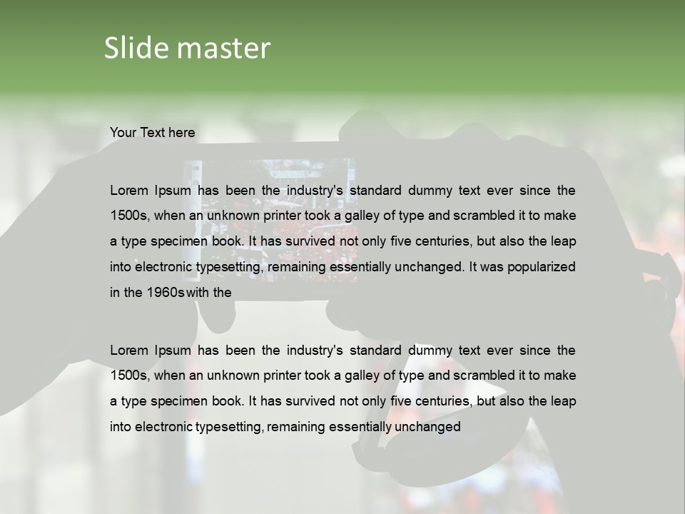 Concept Frame Old PowerPoint Template
