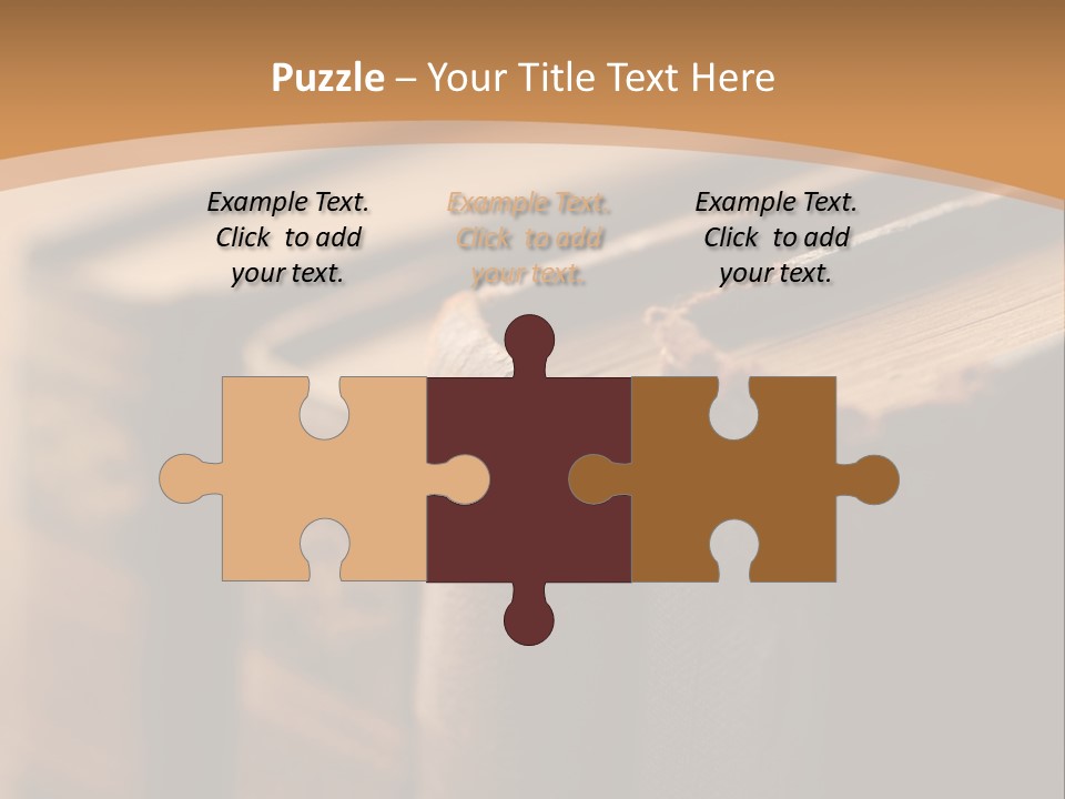 A Row Of Books Sitting On Top Of A Wooden Table PowerPoint Template